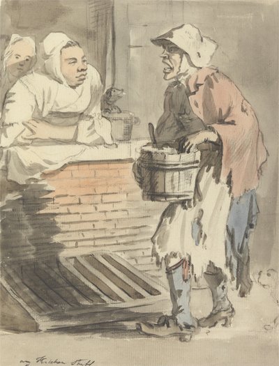 London Cries- Irgendwelche Küchenabfälle von Paul Sandby